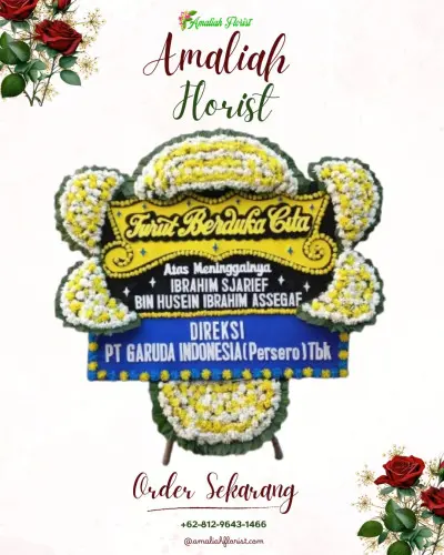 Papan Bunga Duka di Cikendung