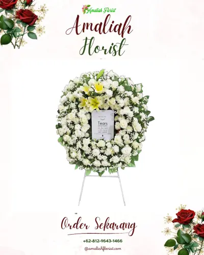Krans Bunga Duka Cita di Cikendung